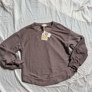 Cozy Brown Long Sleeve Top